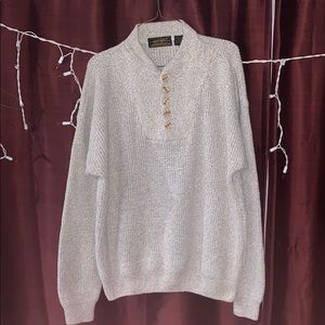 Eddie Bauer Fisherman Sweater Mens LG